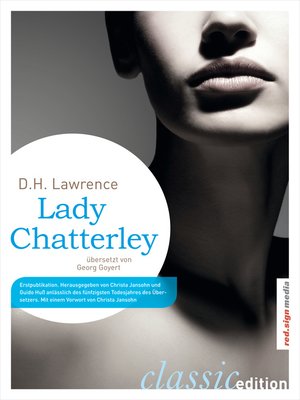 cover image of Lady Chatterley